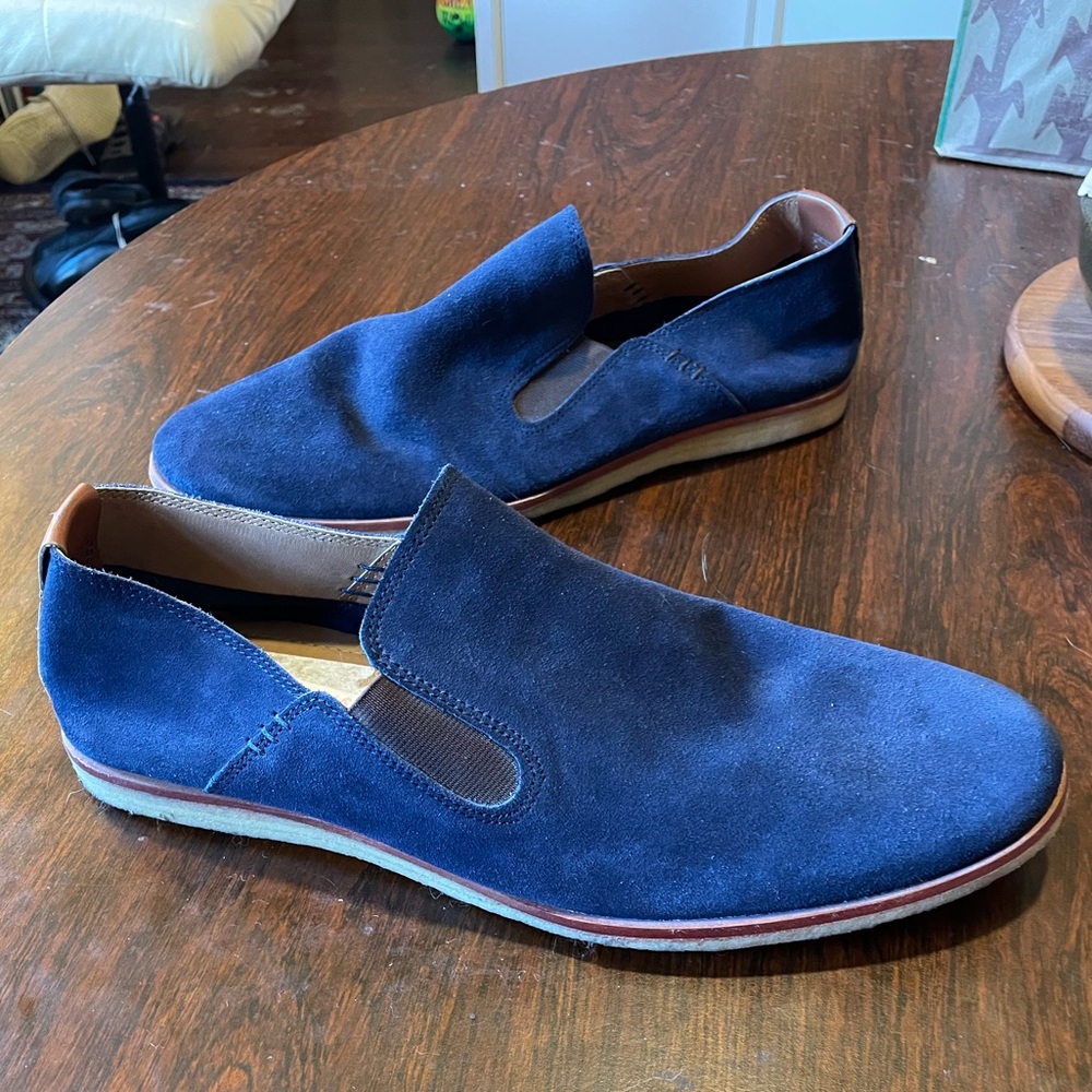Johnston & Murphy J&M 1850 Driving Brown Suede Loafers